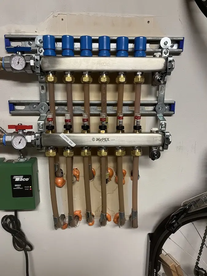 Plumber performing Leak Detection at a residential property in Romulus